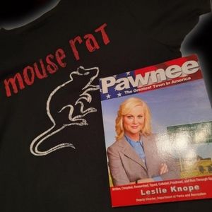 Parks And Recreation bundle! Mouse Rat shirt and Pawnee: The Greatest Town